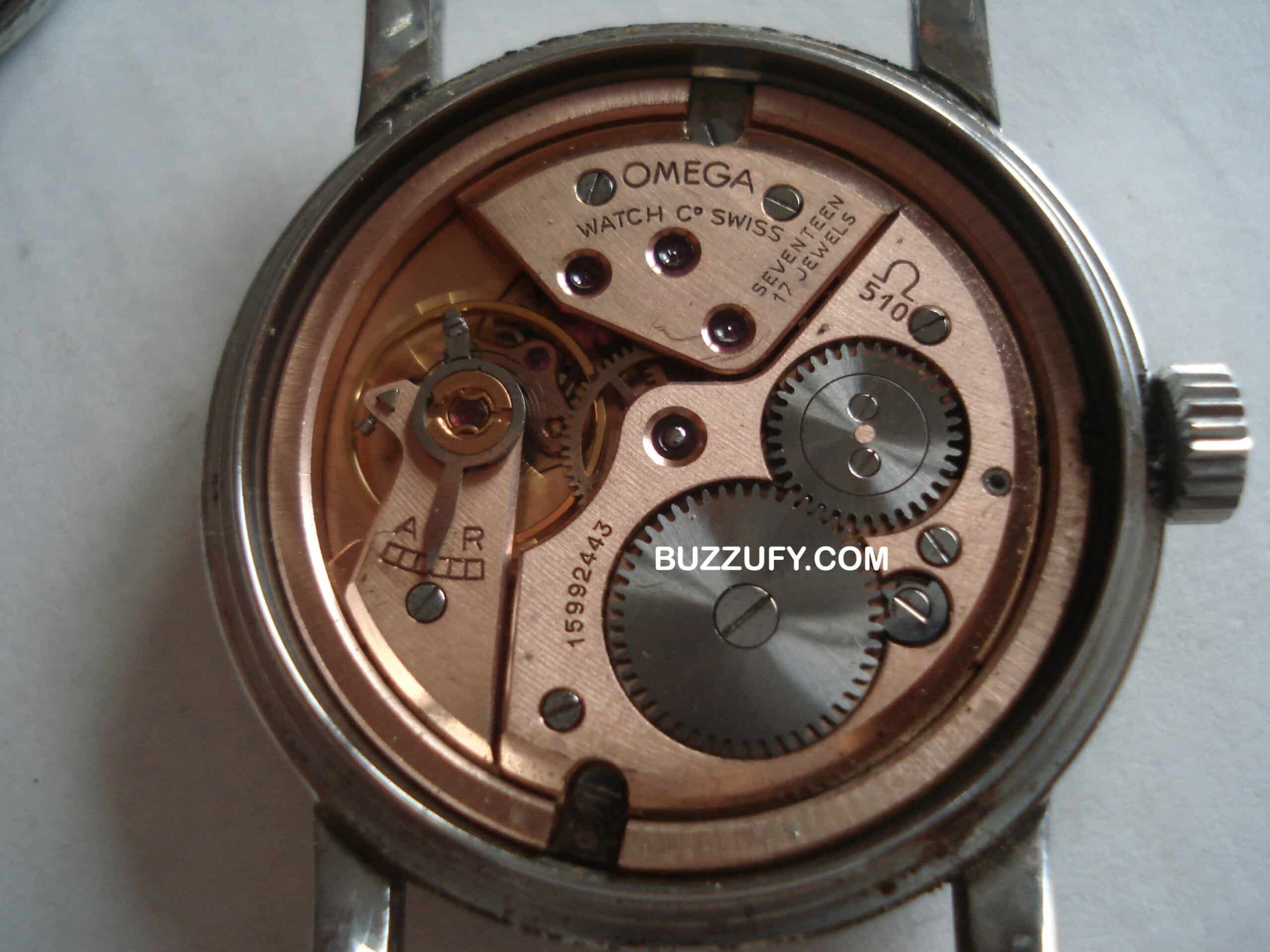 Omega cal. 510 movement specifications and photo