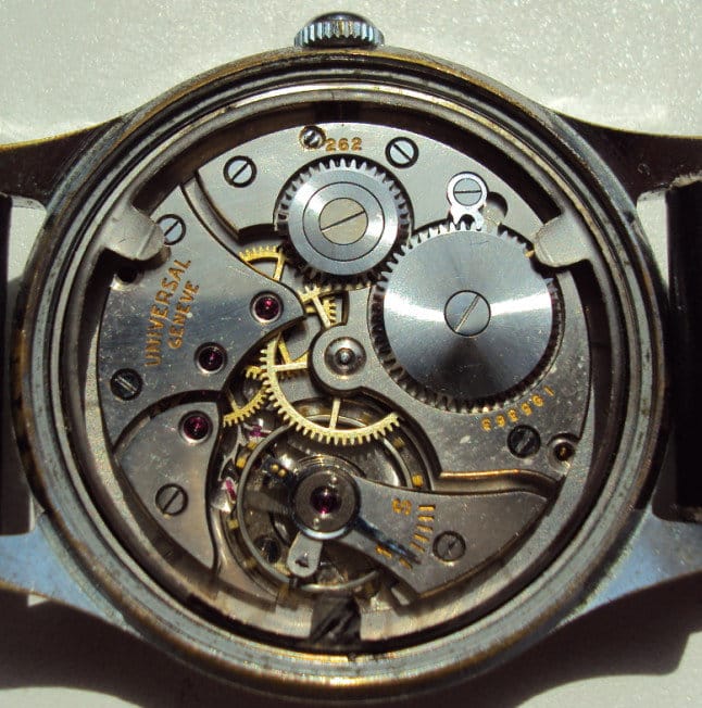 Universal Geneve cal. 262 movement specifications and photo