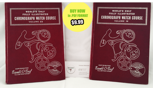 Buy Now - eBooks "Chronograph Watch Course" Volume 19 and 23
