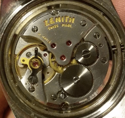 Zenith caliber 2542 movement - specifications and photo