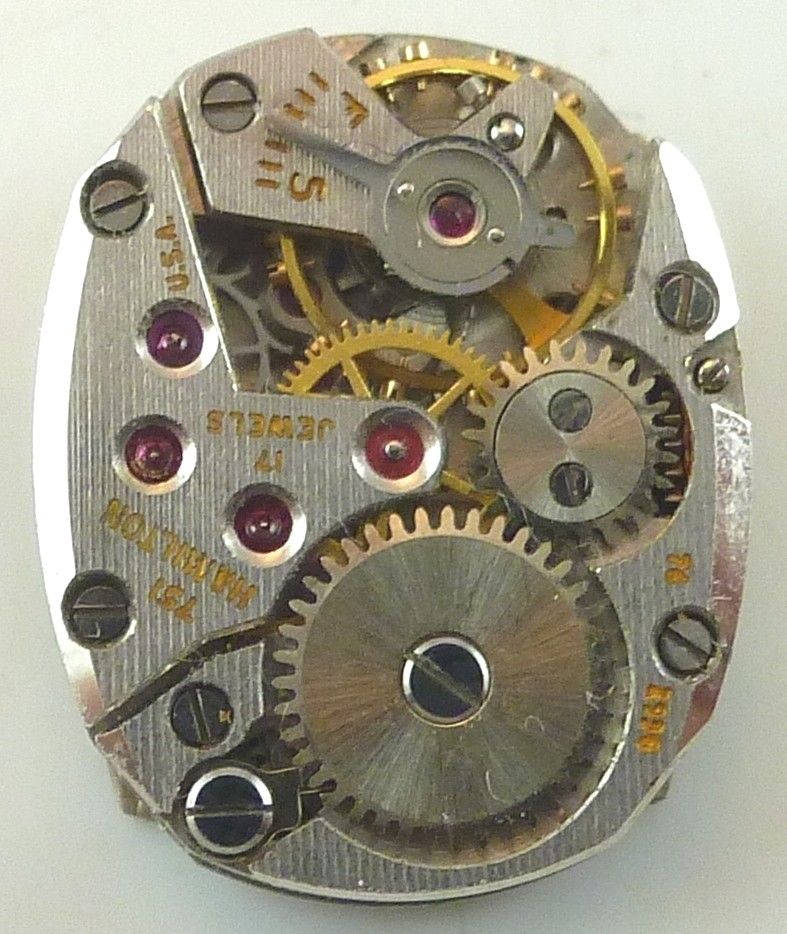 Hamilton caliber 751 movement – specifications and photo
