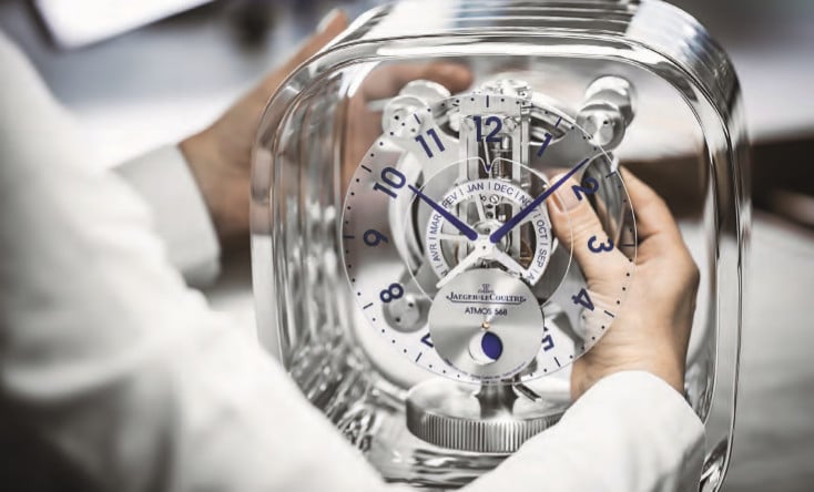 Introducing the Jaeger-LeCoultre Atmos 568 by Marc Newson