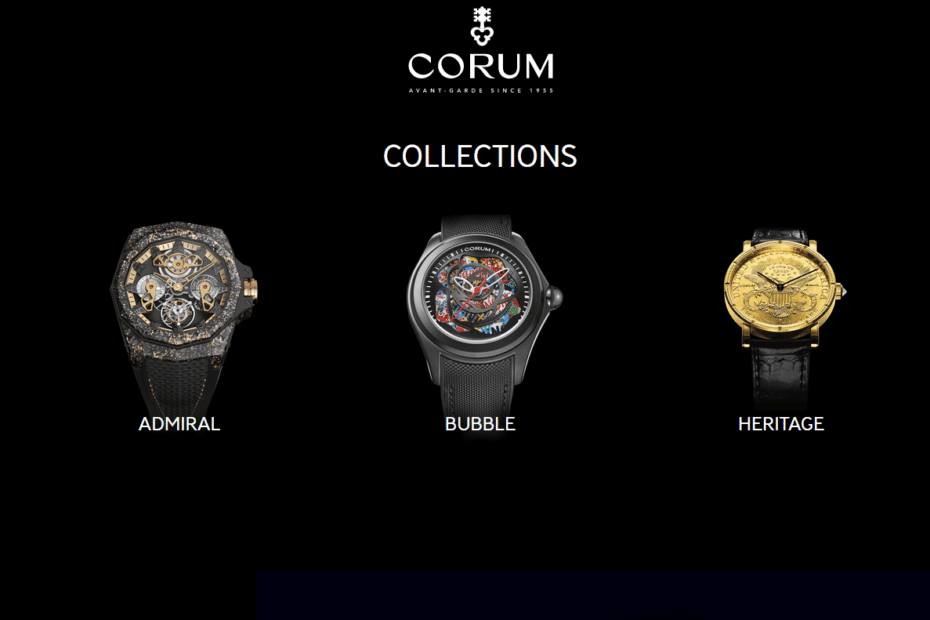 corum watches collection
