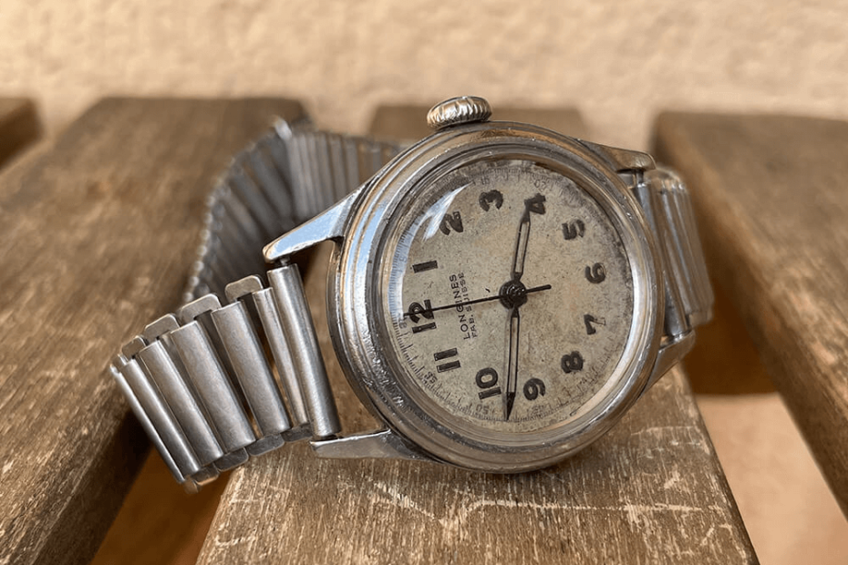 rare vintage longines military ref 5774 mens watch