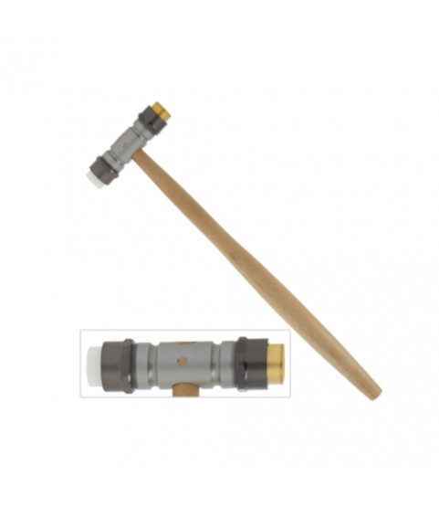 Boley small combined hammer in nylon and brass
