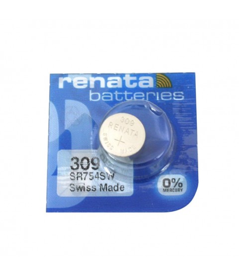Renata 309 SR754SW watch coin battery 1.55V