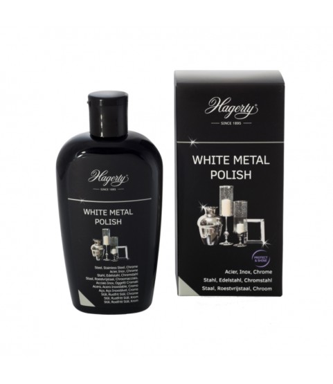 Hagerty White Metal Polish, steel, stainless steel and chrome steel, 250 ml