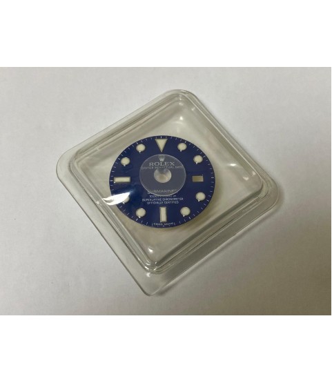 New Rolex Submariner 116619LB blue dial for white gold watch