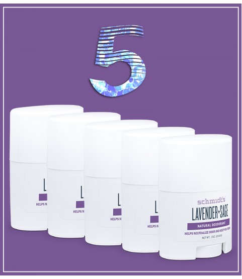 5 Promo Pack Lavender+Sage Travel Size