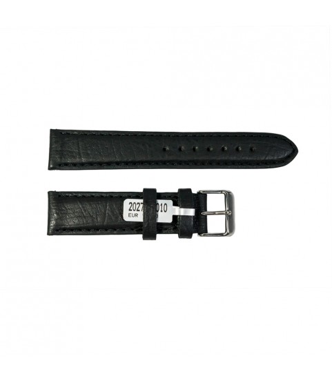 Camel Bison watch black leather strap 20mm