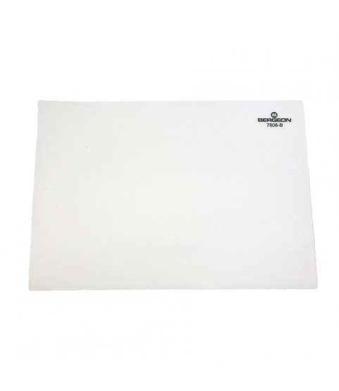 Bergeon 7808-B white mat watchmaker bench top, soft–anti-skid