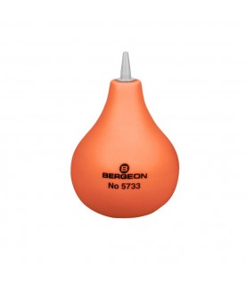 Bergeon 5733 rubber dust blower for watches with PVC nozzle