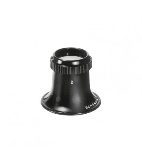 Bergeon loupe 4902-1 watchmaker, 10x, aplanatic