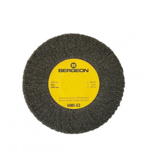 Bergeon 6085-E2 fine satin metal finish abrasive wheel