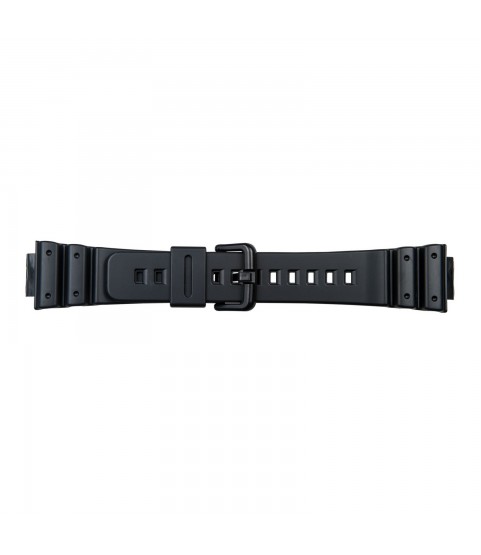 Casio 16mm black rubber strap DW-6900-1V, DW-6900-1VQ, DW-6900-1VUQ, DW-6900G-1V, DW-6900G-1VUQ 71604262