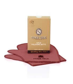 Town Talk cotton gold polishing mitts