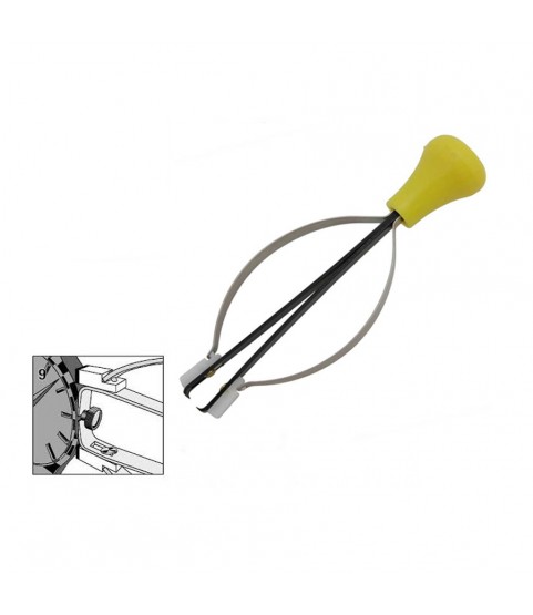 Bergeon 4344-9 hand remover presto tool, removing crowns with split stems
