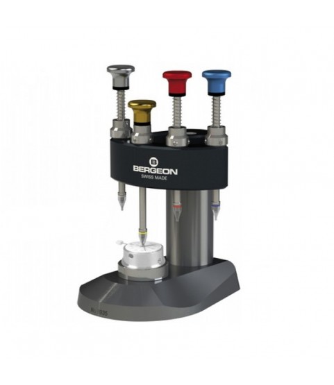 Bergeon 8935 watch hand fitting tool with 4 runners