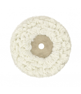 Cotton polishing wheel with wooden centre 80 x 40 mm