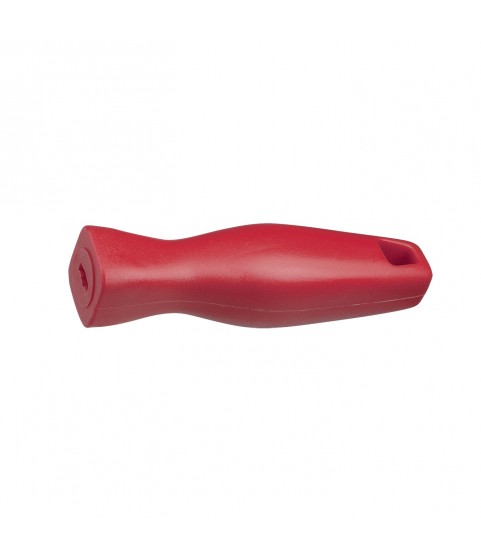 Dick file handle plastic, red, length 100 mm