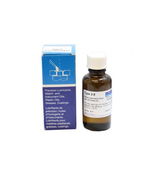 Etsyntha Uhrenol Nr. 3-5 synthetic oil for alarm clocks, wall clocks, pendulum clocks, 20ml