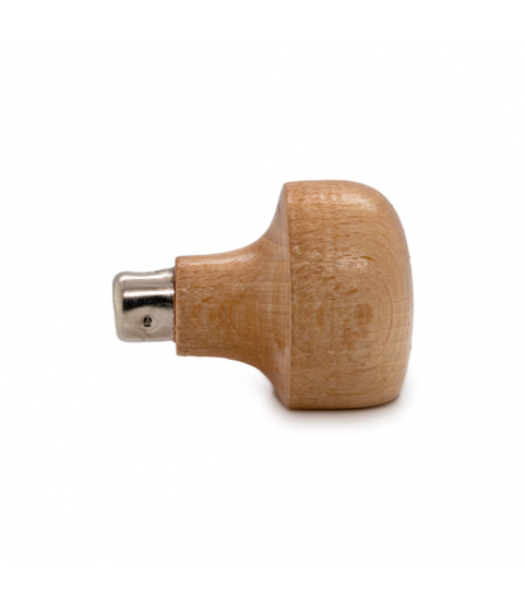 Graver handle, lacquered, mushroom shape flattened, Ø 34 mm, length 41 mm