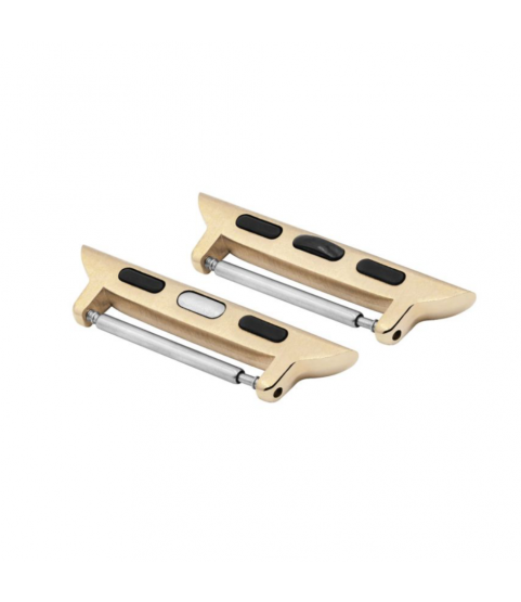 Hirsch Apple Watch strap gold adapter AD1000-1-44 44 mm
