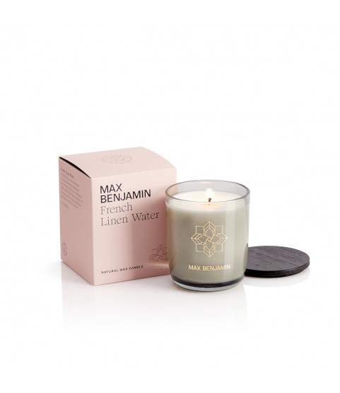Max Benjamin French Linen Water candle