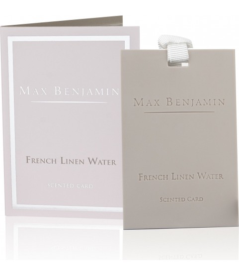 Max Benjamin French Linen Water Card