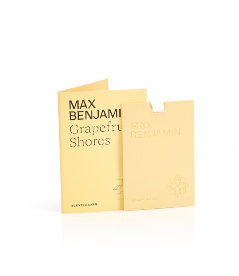 Max Benjamin Grapefruit Shore scented card
