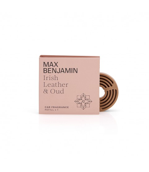 Max Benjamin Irish Leather and Oud car fragrance refill