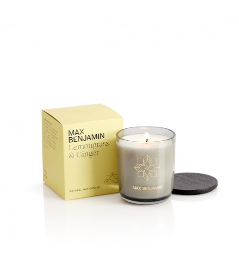 Max Benjamin Lemongrass and Ginger Water candle
