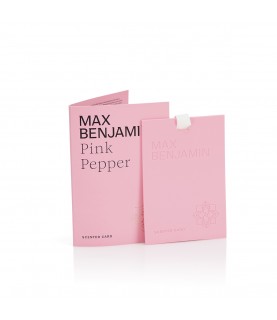 Max Benjamin Pink Pepper scented card