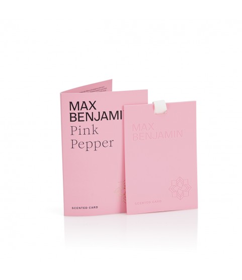 Max Benjamin Pink Pepper scented card