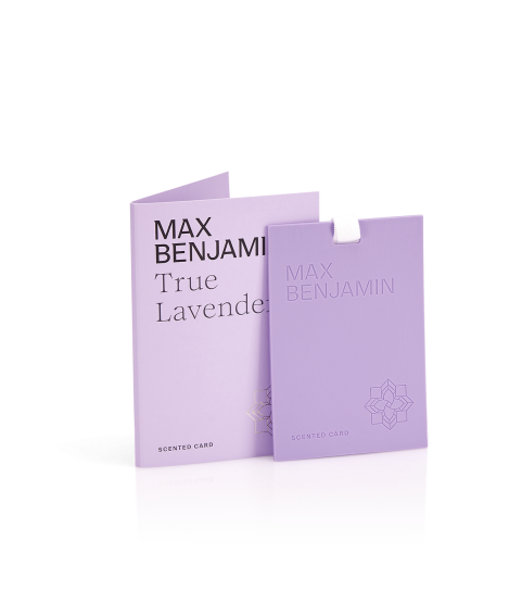 Max Benjamin True Lavender scented card