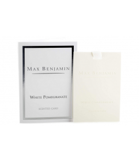 Max Benjamin White Pomegranate Scented Card