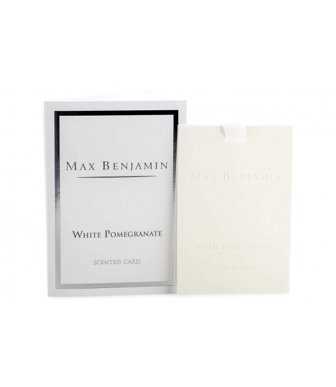 Max Benjamin White Pomegranate Scented Card