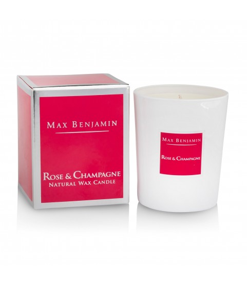 Max Benjamin Luxury Natural Candle Rose & Champagne