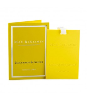 Lemongrass & Ginger Luxury Scented Card – Max Benjamin