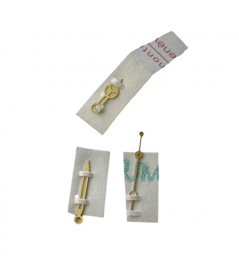 New Rolex Submariner 16613, 16618 set of gold hands cal. 3035