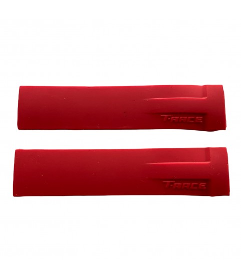 New Tissot T-Race red silicon rubber watch strap 21mm T04841