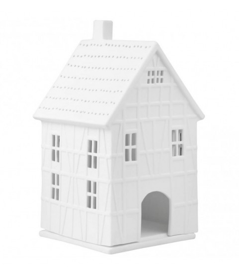Half-Timbered Large Illuminated House