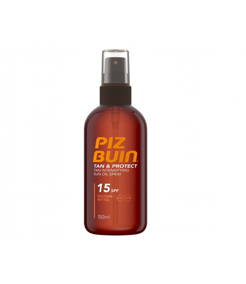 Piz Buin Tan & Protect Tan Accelerating Oil Spray SPF 15 3 x 150ml