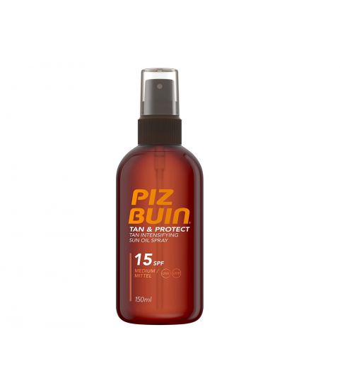 Piz Buin Tan & Protect Tan Accelerating Oil Spray SPF15, 150ml