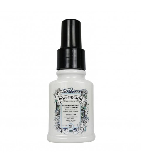 Poo-Pourri Toilet Spray, Fresh Air, Natural Air Refreshner, Odor Eliminator Made With Essential Oils, Bathroom Spray, 1.4 Fl Oz