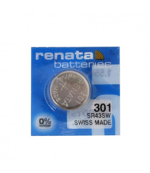 Renata 301 SR43SW watch coin battery 1.55 V