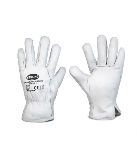Strong hand classic silverstone napa leather work gloves, size 9