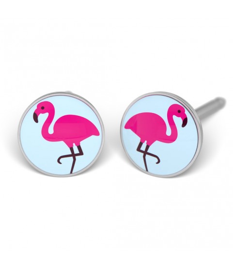 Studex stainless steel Flamingo earrings for kids ear-studs 7512-0665