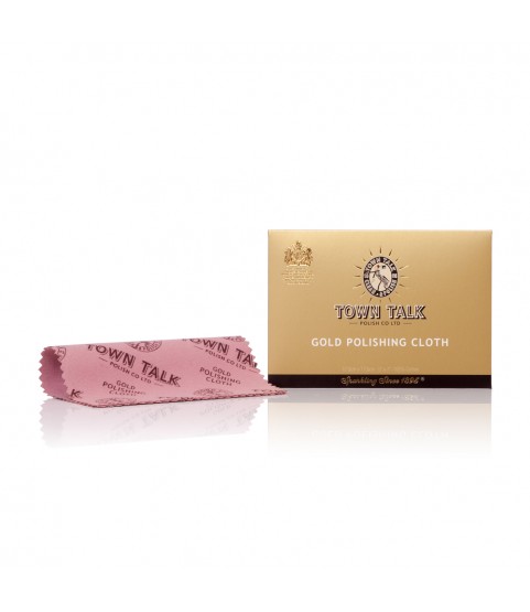 Town Talk cotton gold polishing cloth 12.5 x 17.5 cm