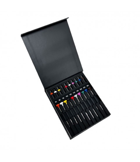 Bergeon 6899-A10 set of 10 ergonomic screwdrivers